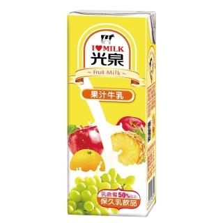 【光泉】果汁保久乳200ml*24瓶
