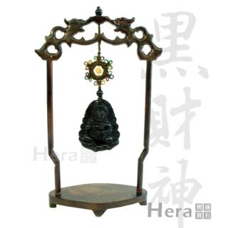 Hera藏傳避邪黑財神迎財擺件