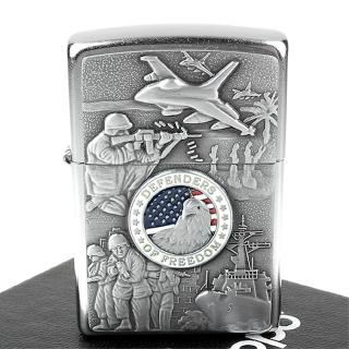 【ZIPPO】美系-Joined Forces-陸海空聯合捍衛自由圖案設計打火機