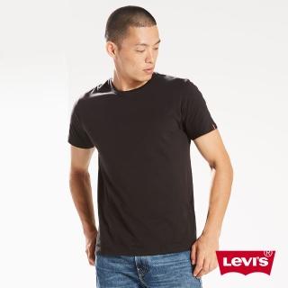 【Levis】T恤 男裝 / 黑色兩件組 / 袖口紅旗標