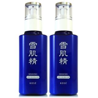 【KOSE高絲】雪肌精化妝水360ml+雪肌精乳液140ml(贈無限肌緻超導賦活保濕精華6ml*10)