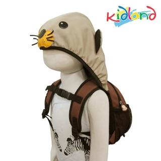 【kidland】動物造型防走失連帽後背包(水獺)