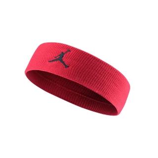 【NIKE】JORDAN JUMPMAN 單色頭帶-飛人喬登 籃球 NBA 一條入(紅黑)