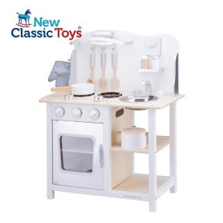 【荷蘭New Classic Toys】小主廚木製廚房玩具（含配件9件）(兩色可選)