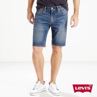 【Levis】502 中腰錐形牛仔短褲 / 彈性布料