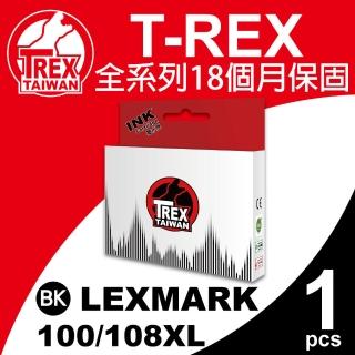 【T-REX霸王龍】Lexmark 100/105/108XL BK 黑色 相容墨水匣(適用S301/302/305)