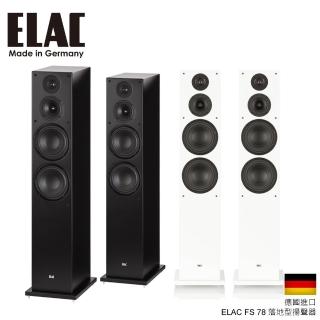 【ELAC】3音路4單體低音反射式落地揚聲器 白色(FS 78)