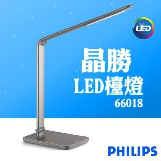 【Philips 飛利浦】晶勝 LED檯燈 66018(檯燈)