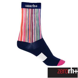 【ZeroRH+】義大利 Fashion 15cm 專業高筒運動襪(白/深藍 ECX9108_494)