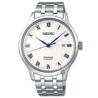 【SEIKO 精工】Presage 日式風格羅馬機械錶(4R35-02S0SSRPC79J1)