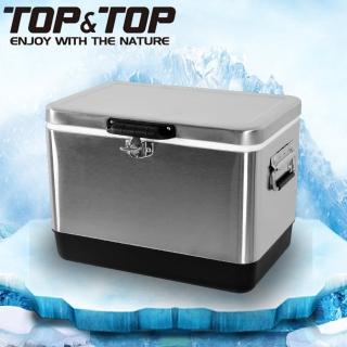 【韓國TOP&TOP】ICE COOLER 不鏽鋼行動冰箱29L/冰桶/保溫箱(三色任選)