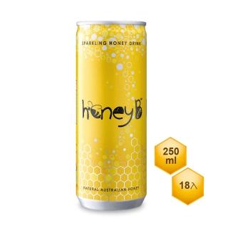 【honeyB】蜂蜜氣泡飲 - 250ml*18罐(選用澳洲優質蜂蜜 健康概念新選擇)