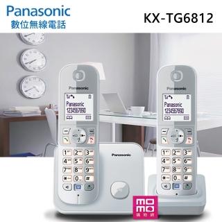 【Panasonic 國際牌】DECT 節能數位無線電話(KX-TG6812 時尚銀)