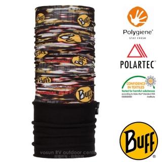 【BUFF】POLARTEC 超彈性保暖魔術頭巾PLUS/吸溼排汗+抗菌除臭.可當圍巾_口罩(118817 狂熱BUFF)