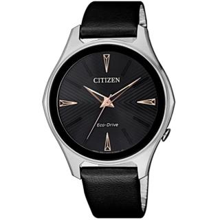 【CITIZEN 星辰】Eco-Drive 時尚頂端羅馬光動能腕錶(EM0599-17E)