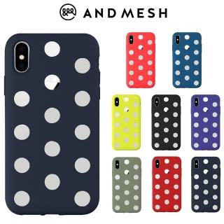 【AndMesh】日本AndMesh QQ圓點雙層防撞保護套-iPhone Xs(AndMesh)