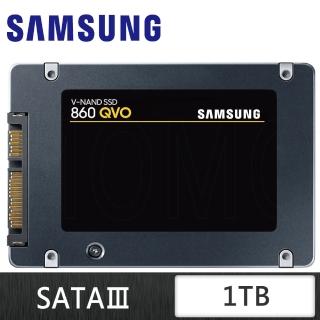 【SAMSUNG 三星】860 QVO 1TB 2.5吋 SATAIII 固態硬碟MZ-76Q1T0BW(平行輸入)