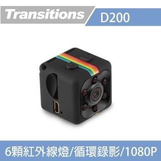 【全視線】D200 迷你廣角攝影機 Full HD 1080P(內附主機固定背夾與旋轉支架)