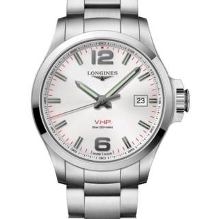 【LONGINES 浪琴】征服者系列V.H.P超精準石英萬年曆腕錶x白面款x43mm(L37264766)