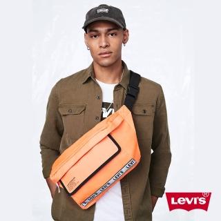 【LEVIS】男女同款  肩背包 / 復古工業風 / Logo 邊條