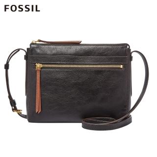 【FOSSIL】Felicity 真皮輕便小方包-黑色 SHB2000001