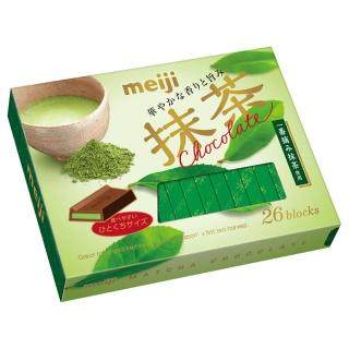 【Meiji 明治】抹茶夾餡巧克力26枚-盒裝120g(巧克力)