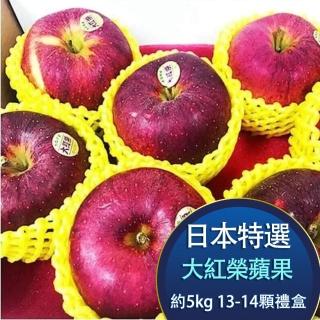 【RealShop 真食材本舖】日本特選大紅榮蘋果 禮盒裝16顆入/5kg