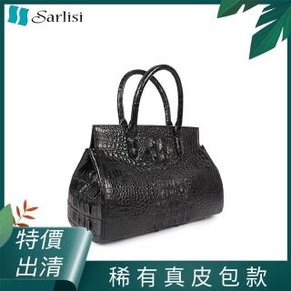 【Sarlisi】真皮女包新款鱷魚皮女包斜背包時尚氣質單肩包大容量手提包